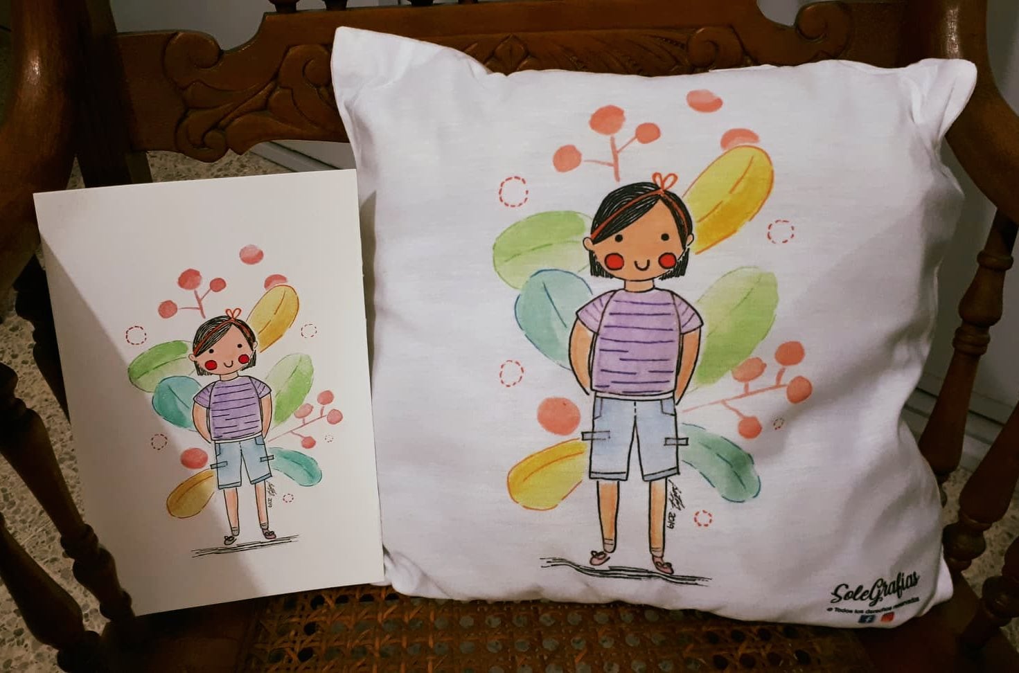 Cojín para Melina Matiz