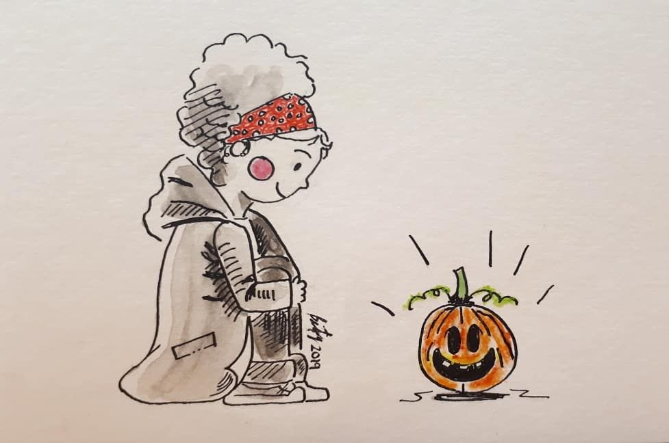 Niña con Calabaza